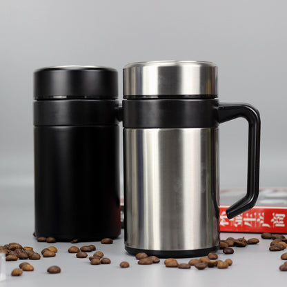 Large Stainless Steel Mug – Heavy Duty Steel Coffee Cup | Durable Hot & Cold Drinking Mug