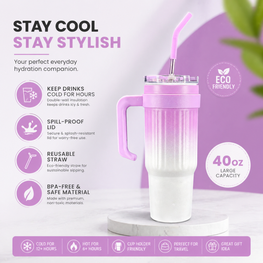 Tumbler Mug – 1200ML Large Capacity Travel Cup