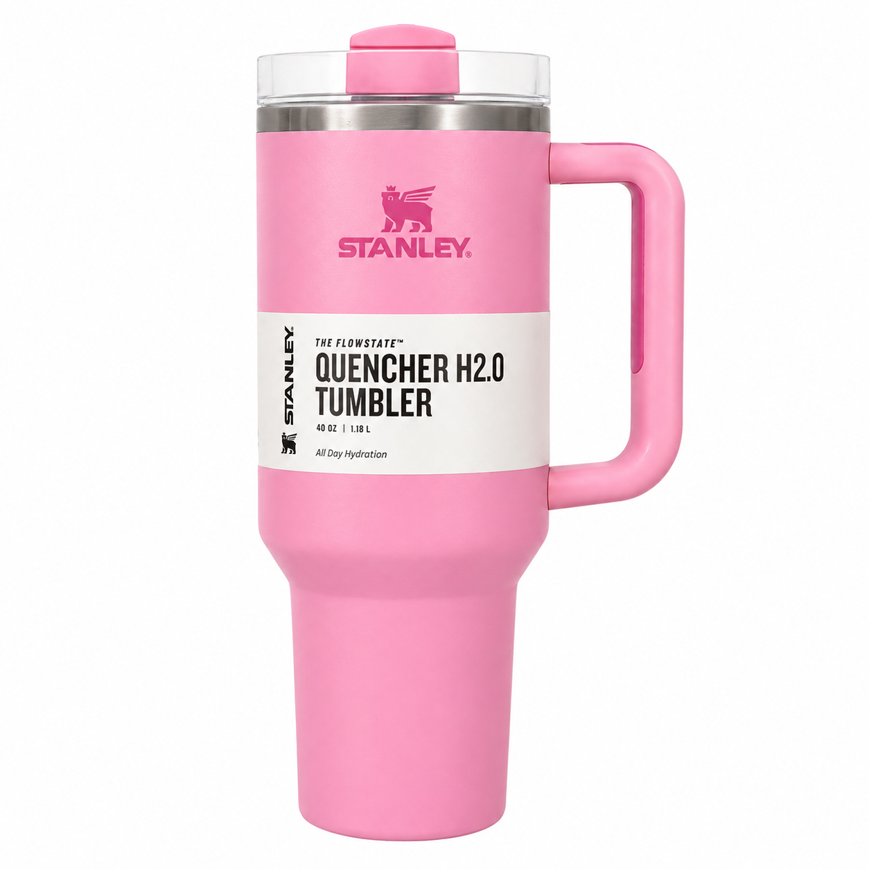 Stanley Style Tumbler – Premium Stainless Steel Vacuum Insulated Travel Mug with Handle & Straw
