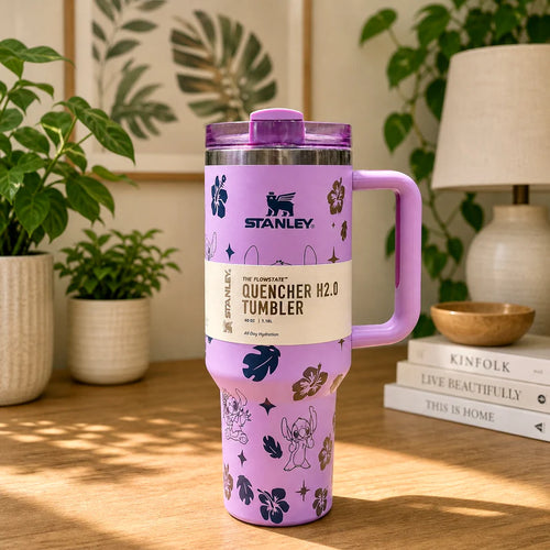 Stanley 40oz Stitch Purple