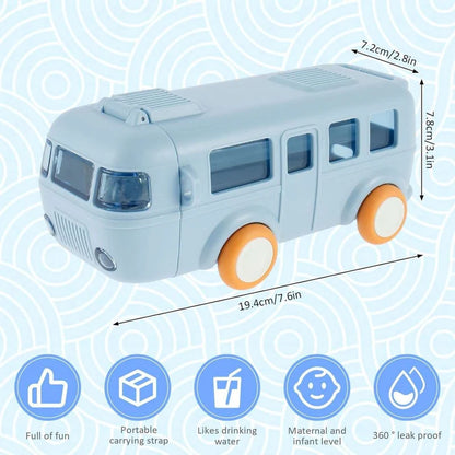 Kids Bus Shape Water Bottle | 600ML