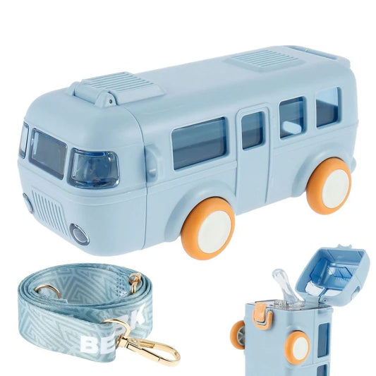 Kids Bus Shape Water Bottle | 600ML