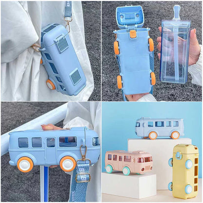 Kids Bus Shape Water Bottle | 600ML